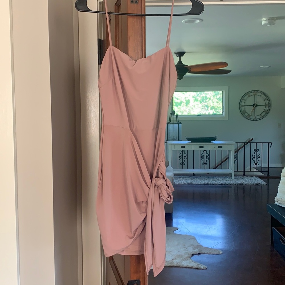 NWT tie front Fashion Nova mini dress